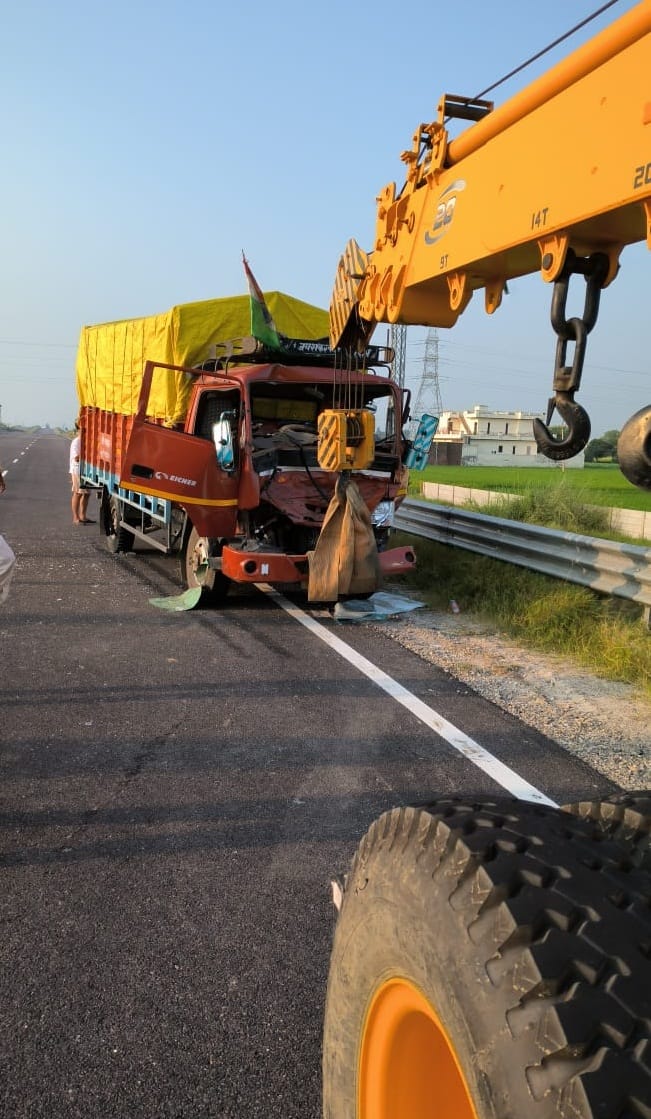Canter driver dies in road accident, Kurukshetra