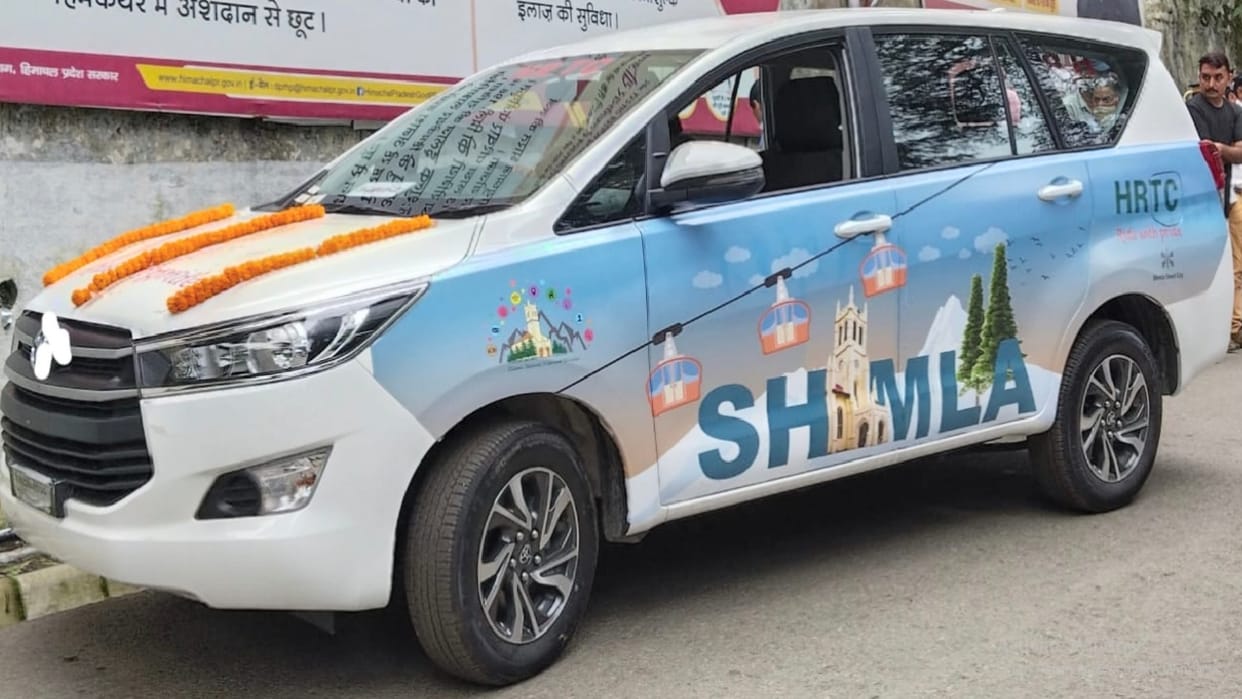 hrtc Taxi service started from Kangnadhar to High Court