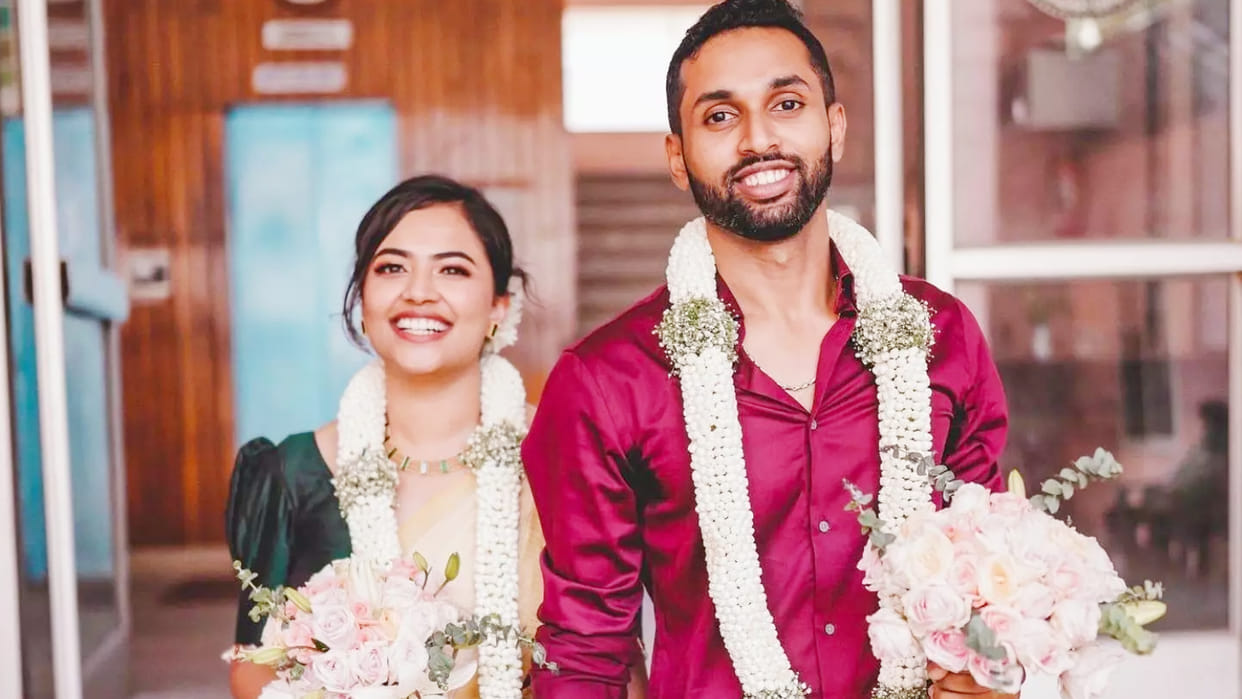 Thomas Cup hero HS Prannoy gets married with Swetha Gomes, See Photos