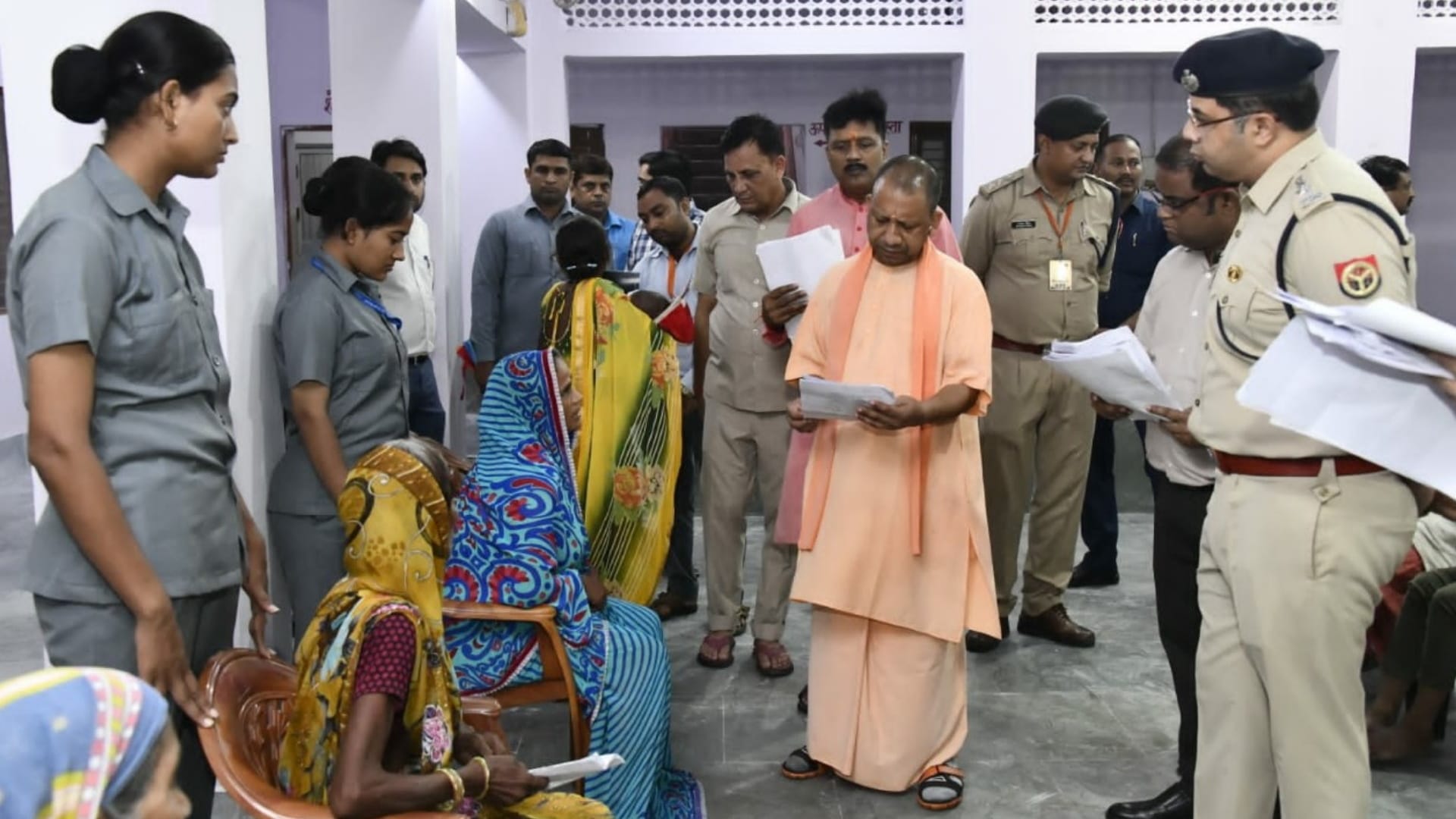CM Yogi held public court in Gorakhpur