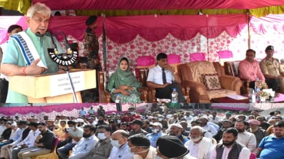 LG manoj sinha visit border areas Poonch said  development of border villages and cities to be brought equal