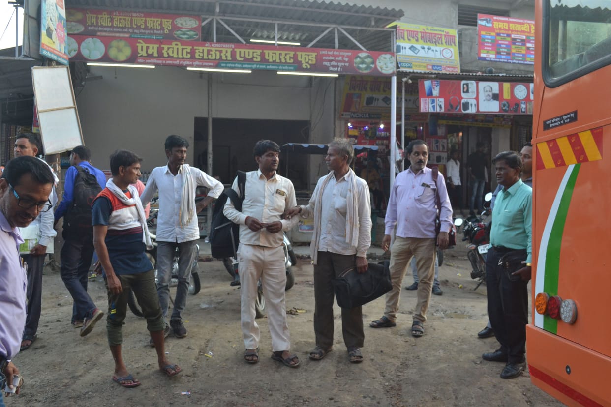 facility not available in bus stop centre