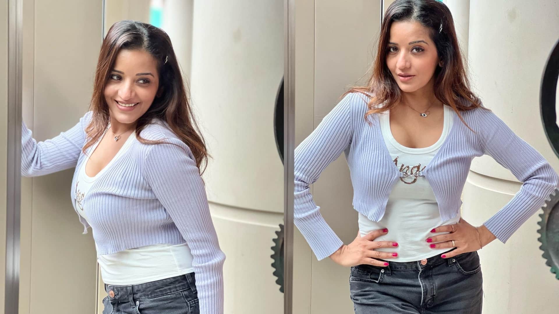 Photos Of The Day Nora Fatehi Saree look Monalisa Shama Sikander Nikki Tamboli Mouni Roy Mrunal Thankur