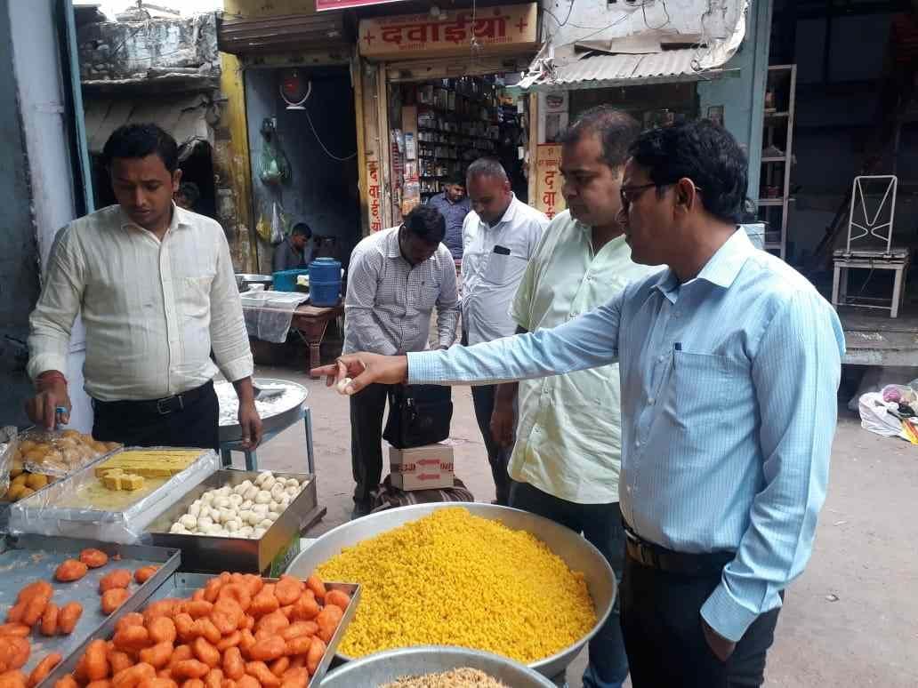 Raid on sweet shops, samples taken from two