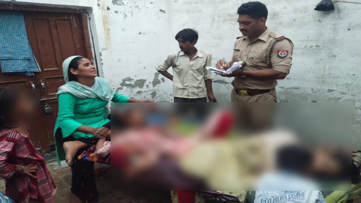 A woman gave her three daughters intoxicants in a cold drink in Meerut