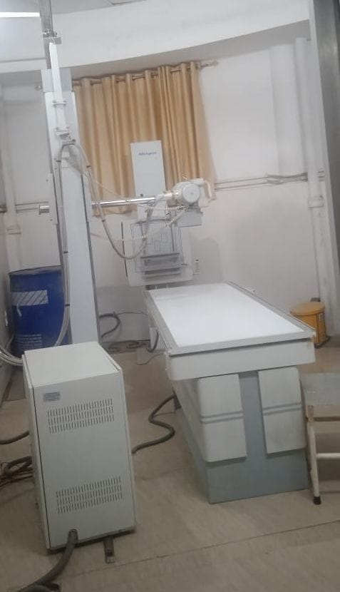 x-ray machine malfunction in civil hospital gohar