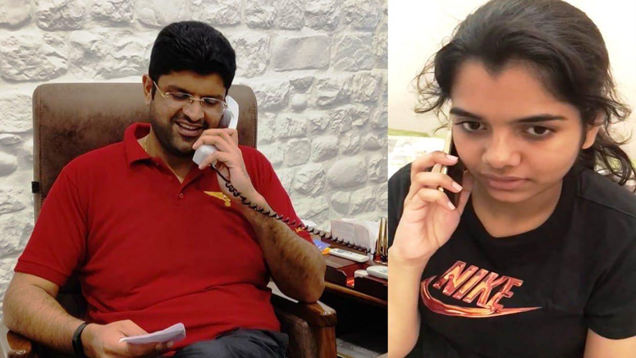 Deputy CM Dushyant Chautala congratulates NEET topper Tanishka