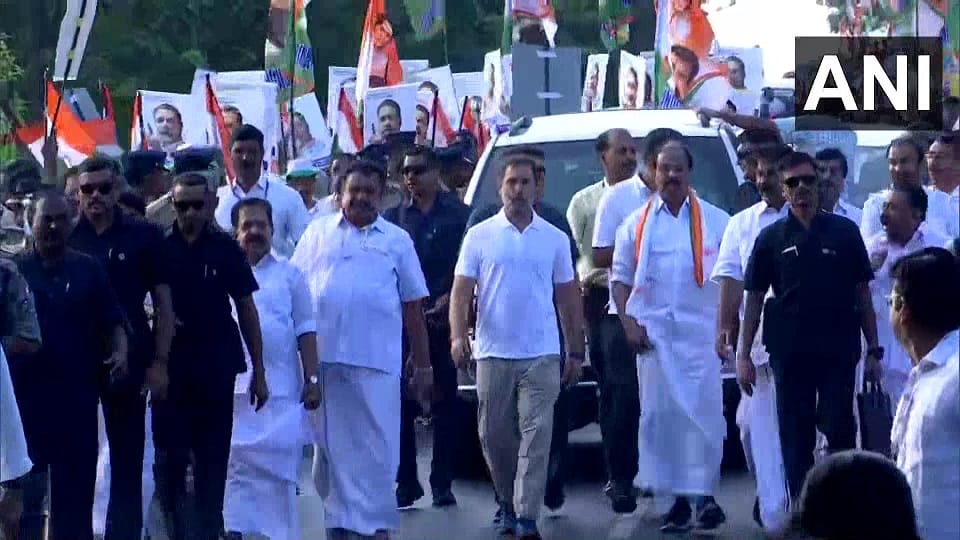 Congress MP Rahul Gandhi begins the eighth day of the Bharat Jodo Yatra