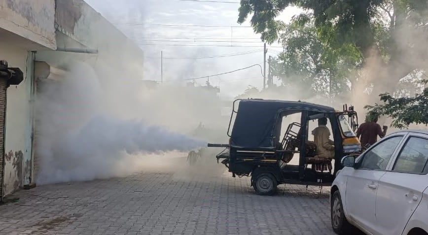 Four more people suffering from dengue, health department writes to municipal council for fogging for second time