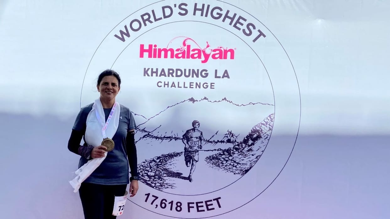 Himachal News: Divya wins Khardung La marathon race