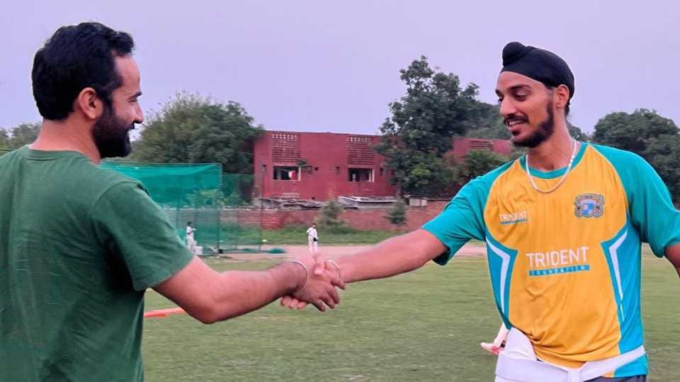 Punjab Sports Minister meets cricketer Arshdeep Singh in Chandigarh