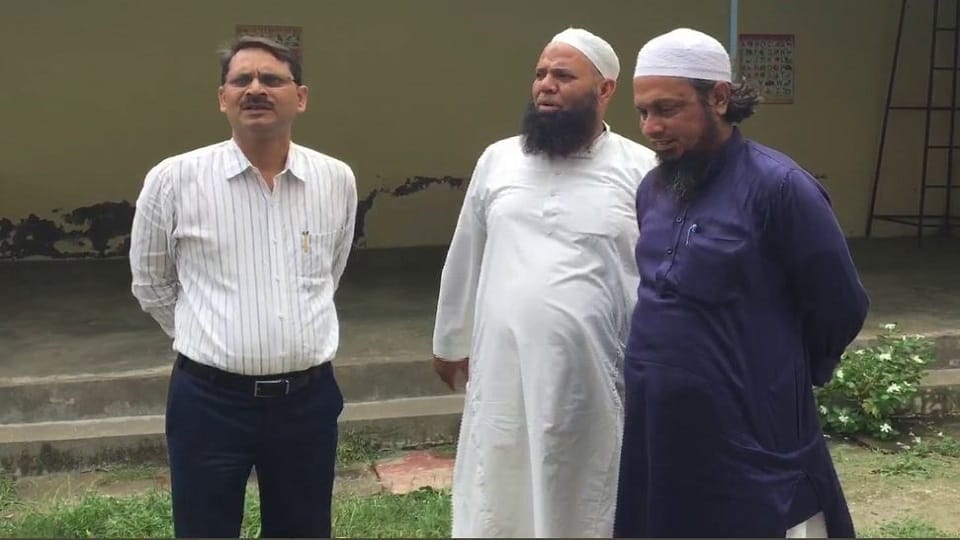 Survey of Madarsa Illegal madrassa operating for nine years in two rooms in Azizpur area of Dhanauli Agra