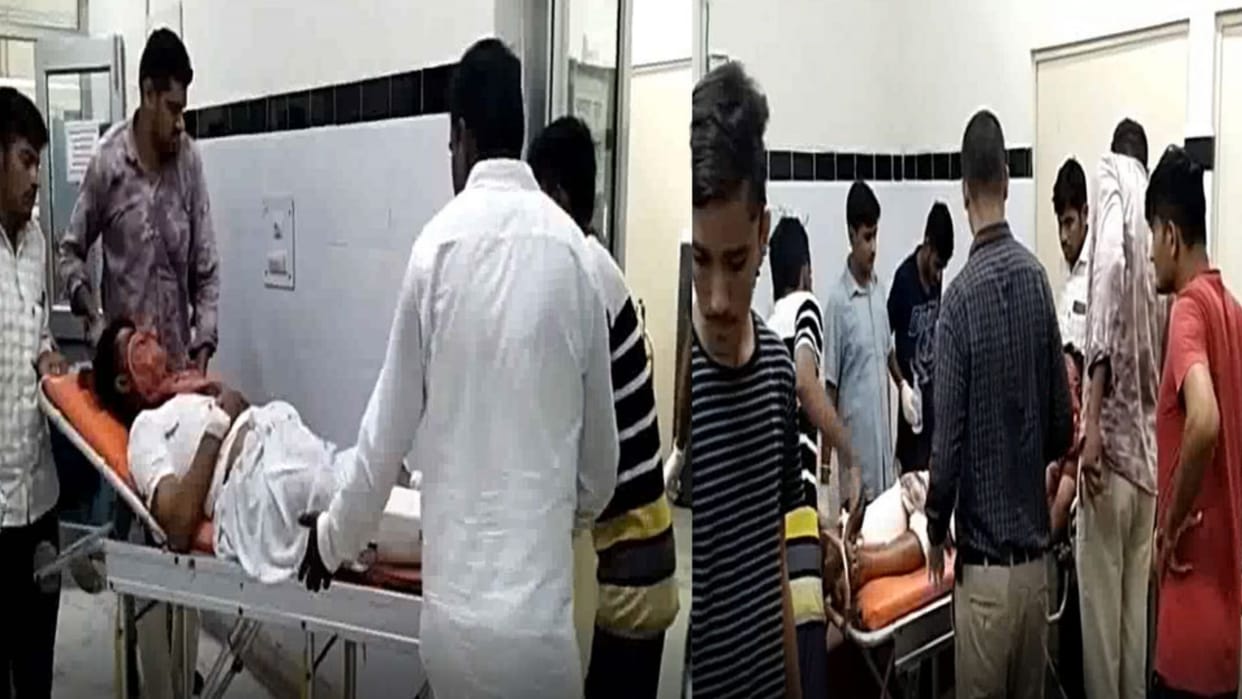 attack on old man in Barmer miscreants cut ears and nose