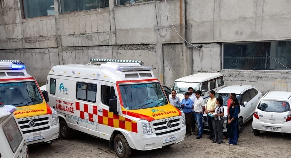 ambulance services started in rampur villages