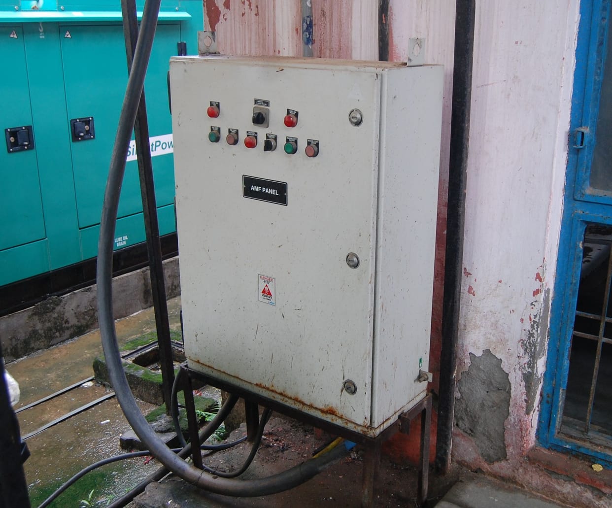 Panel burnt due to rain, CT scan machine stalled