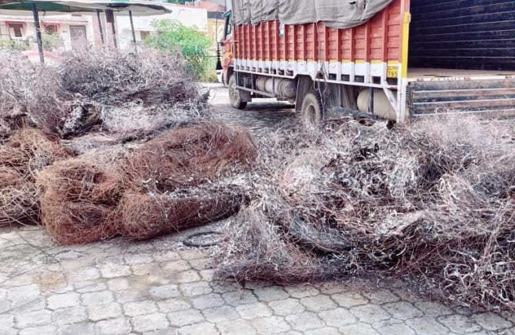 Raid in Bhura's forest, copper worth lakhs seized