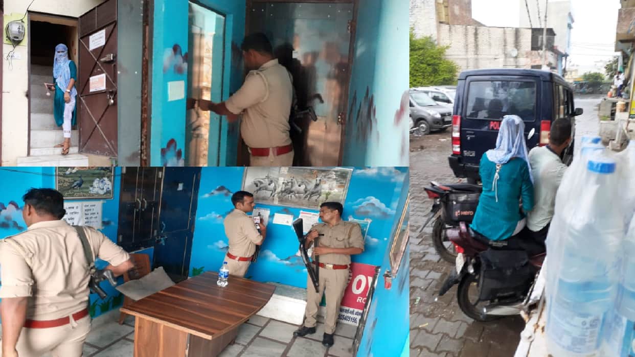 Baghpat police raid in hotels and many couples caught in objectionable condition see photos