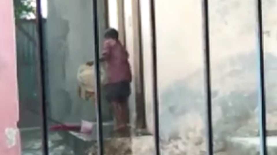 Video of girl students cleaning toilets goes viral on social media in Punjab
