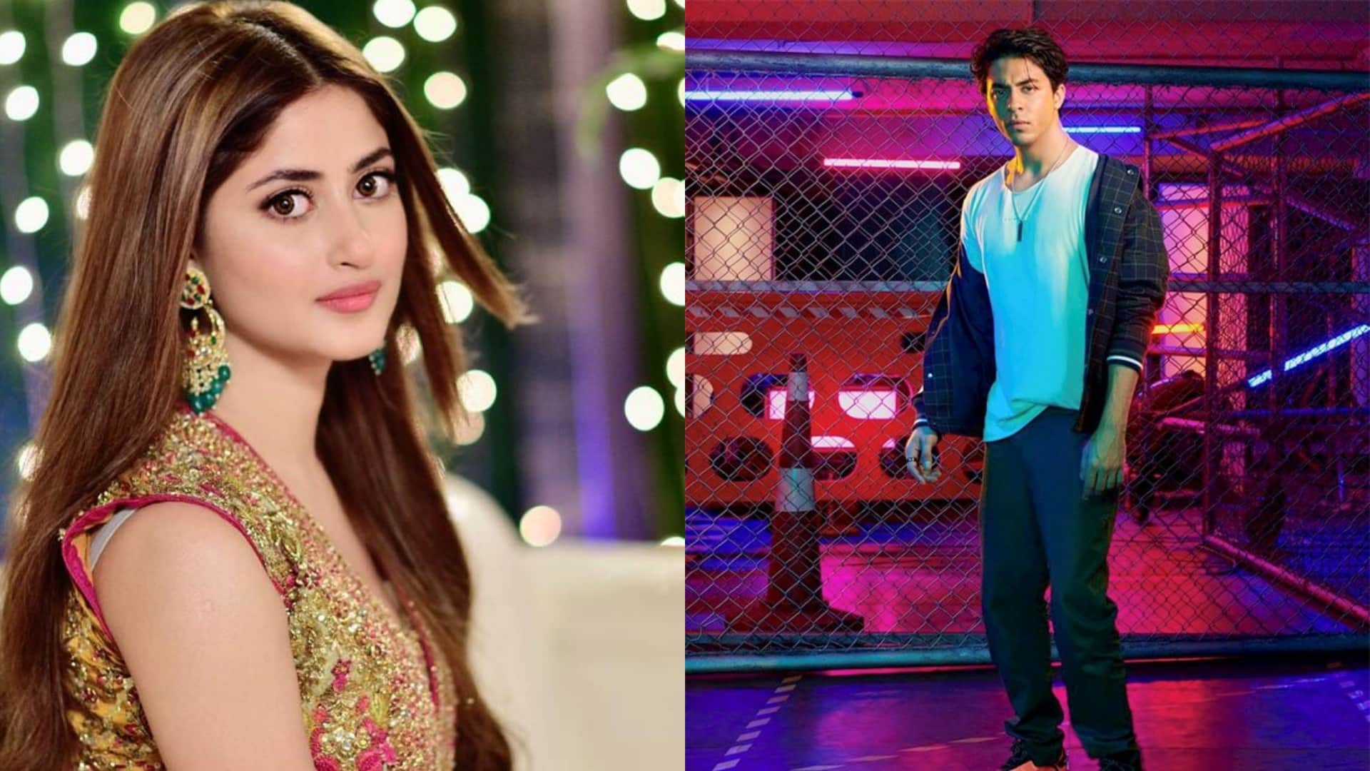 Sajal Ali Sridevi Film Mom Actress Expresses Her Love For Shahrukh Khan Son Aryan Khan on social Media