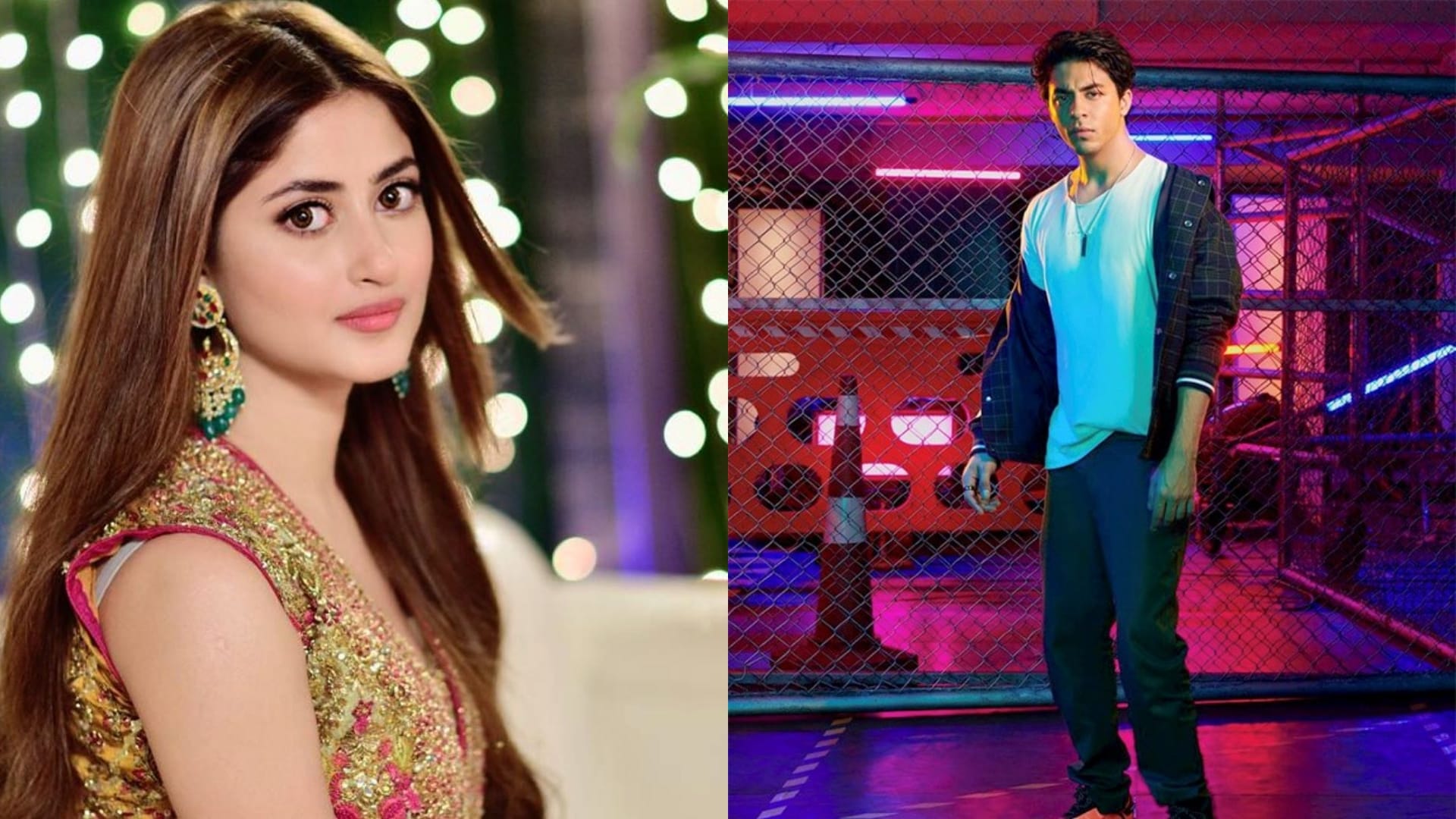 Sajal Ali Sridevi Film Mom Actress Expresses Her Love For Shahrukh Khan Son Aryan Khan on social Media