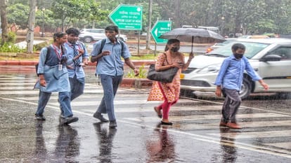 Weather Forecast today IMD alert rainfall  Mausam Delhi UP Punjab Haryana Uttarakhand Monsoon News in Hindi