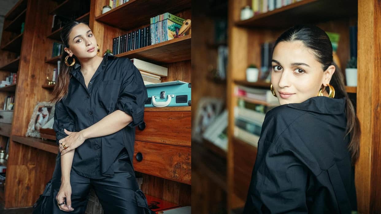mom to be alia bhatt Steals Limelight With Pregnancy Glow see brahmastra actress latest pics in black outfit