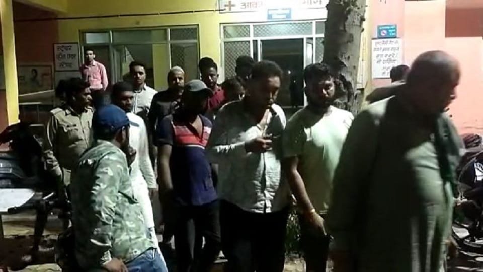 Panic spread due to firing in Ghiyamandi Mathura