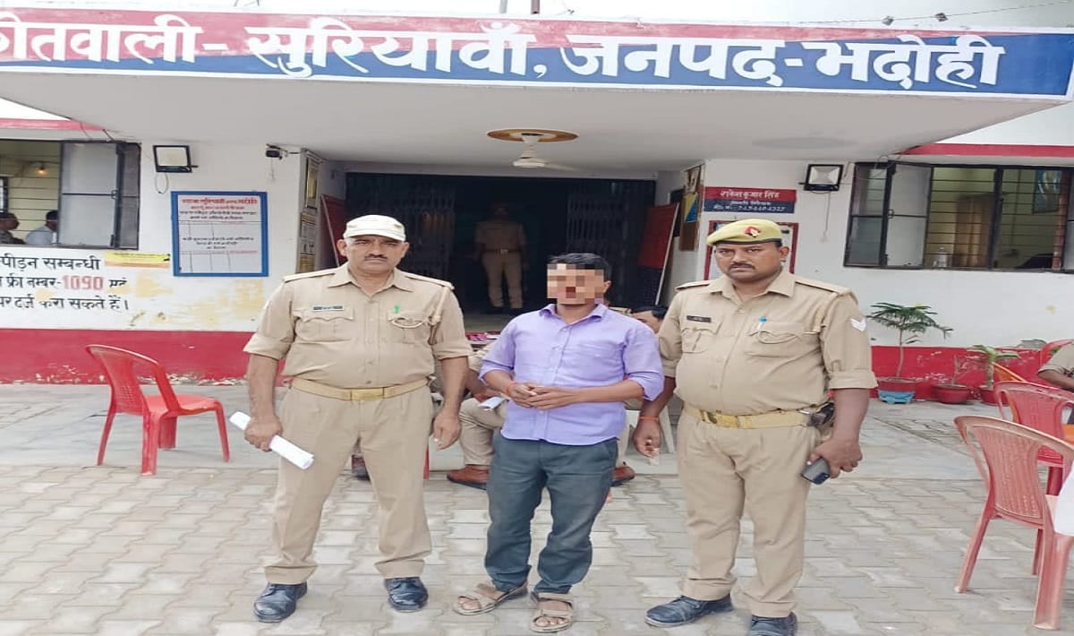 Adulterated desi wine was being sold in government shop in Bhadohi smuggler arrested