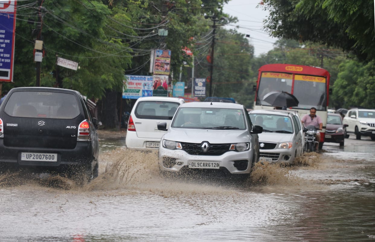 Heavy rain in the district, the weather was pleasant