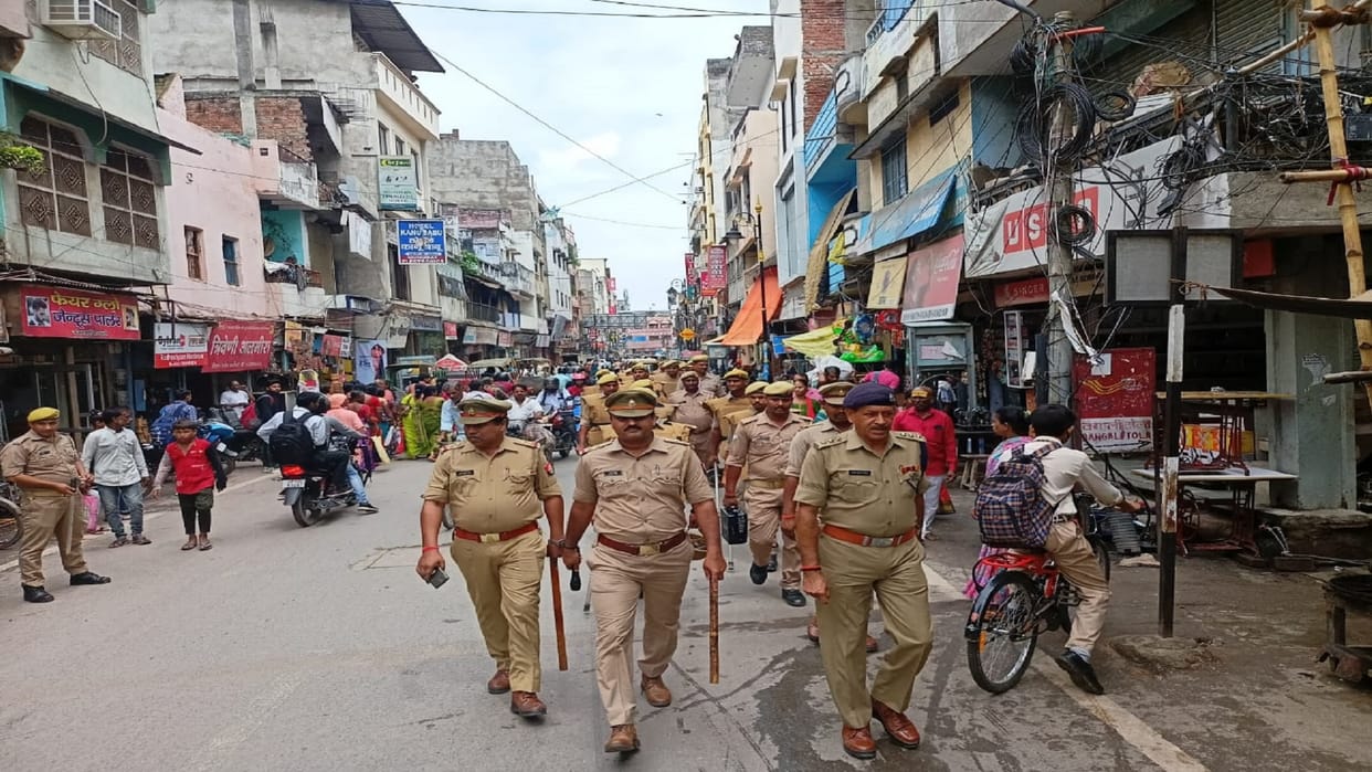 See in pictures: High alert in Varanasi regarding Friday prayers first Friday after Gyanvapis decision