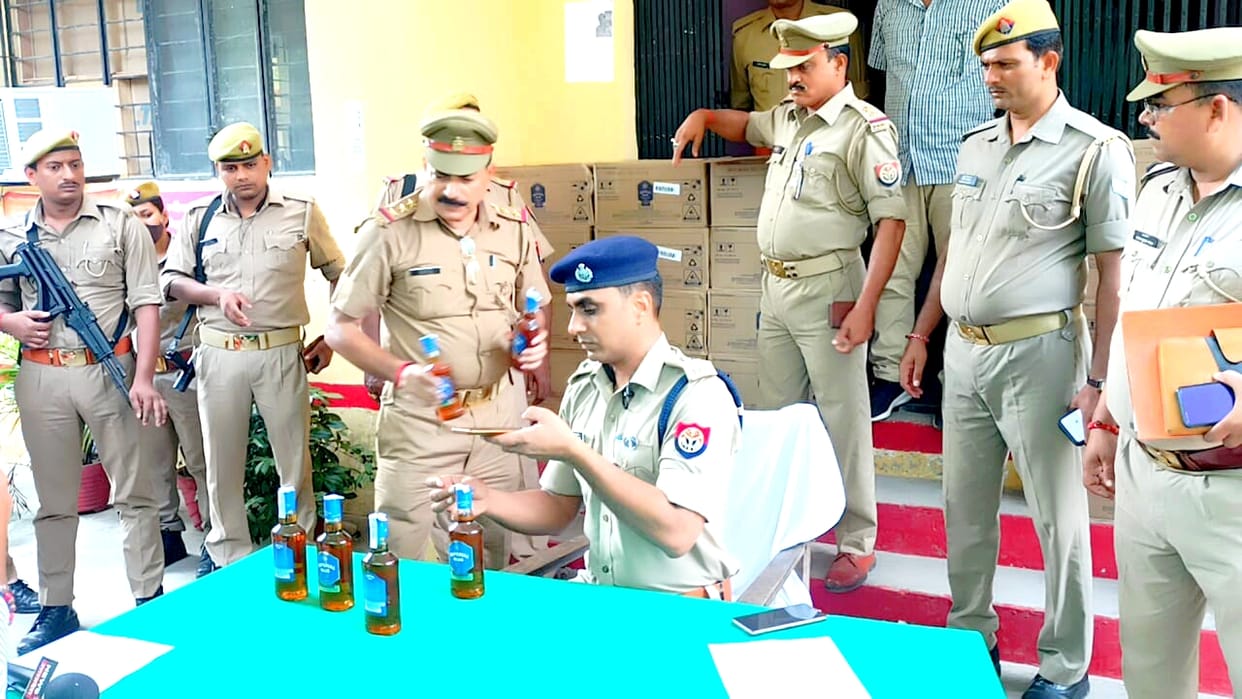 Adulterated liquor recovered on the contract of country liquor