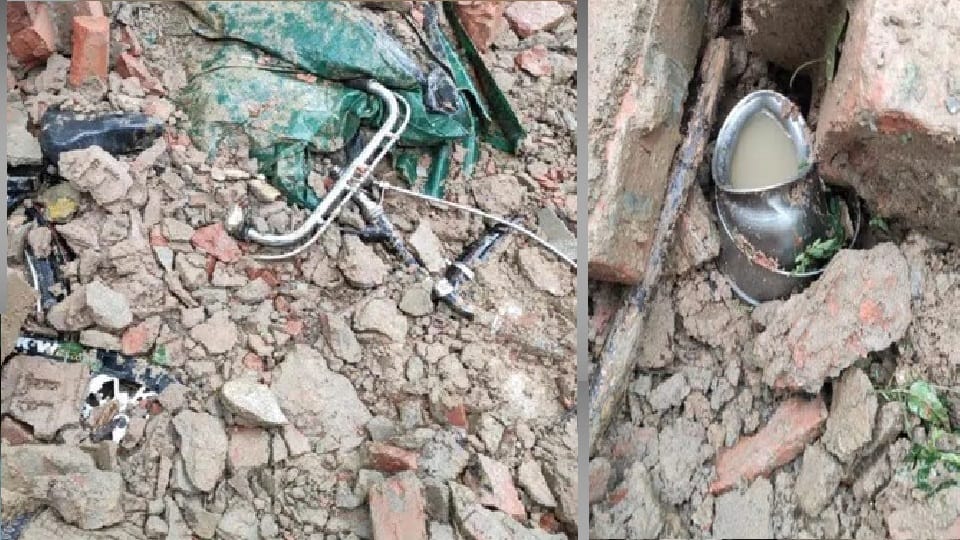 After death of nine people due to wall collapse in Lucknow mourning spread in village of victim s family in Jh
