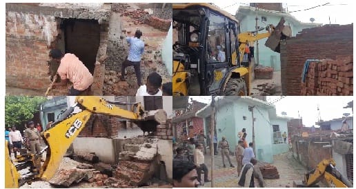 Case of cruelty with a girl in Hamirpur, Bulldozer roared at the house of the accused