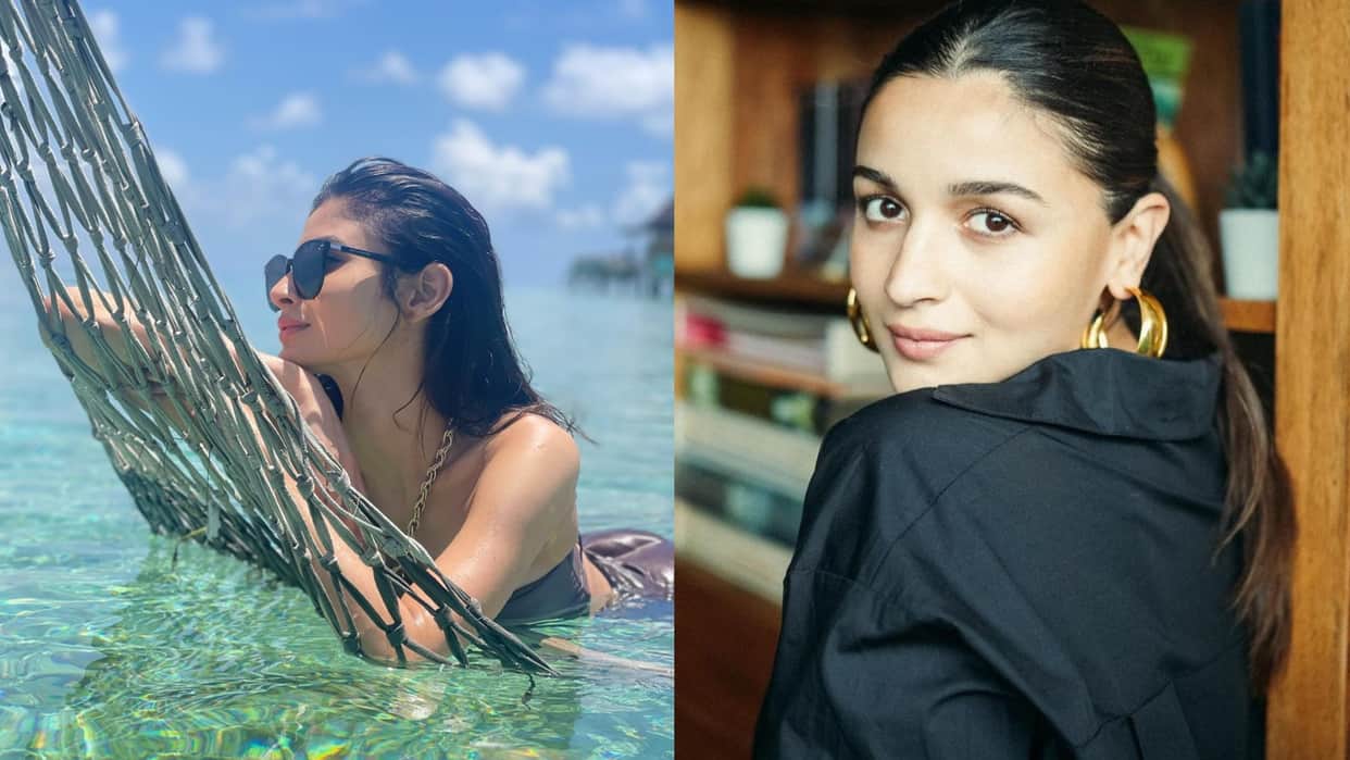 Photos Of The Day Alia Bhatt Shama Sikander Mouni Roy Palak Tiwari Sara Ali khan Manushi Chhillar Shanaya