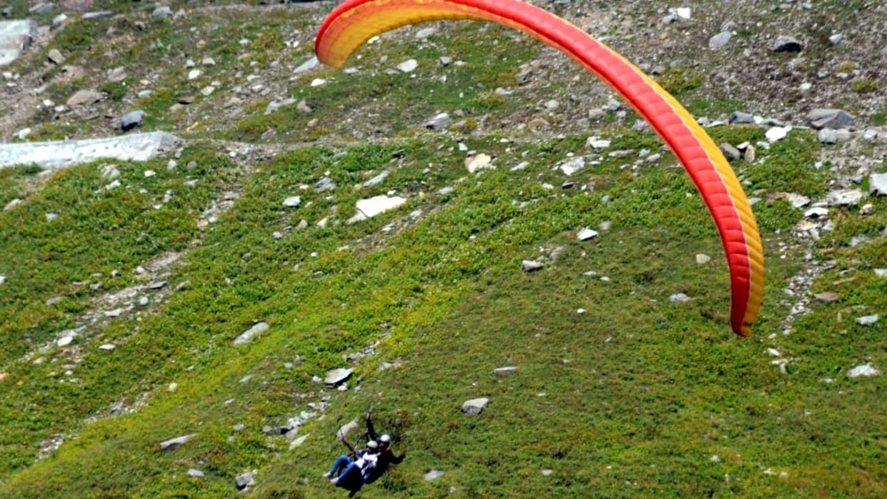 paragliding activities started in solangnala after two months