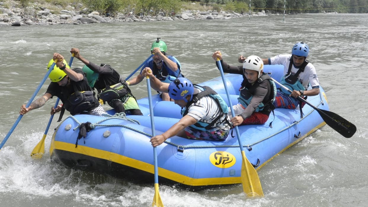 National Rafting Championship in beas river kullu himachal pradesh