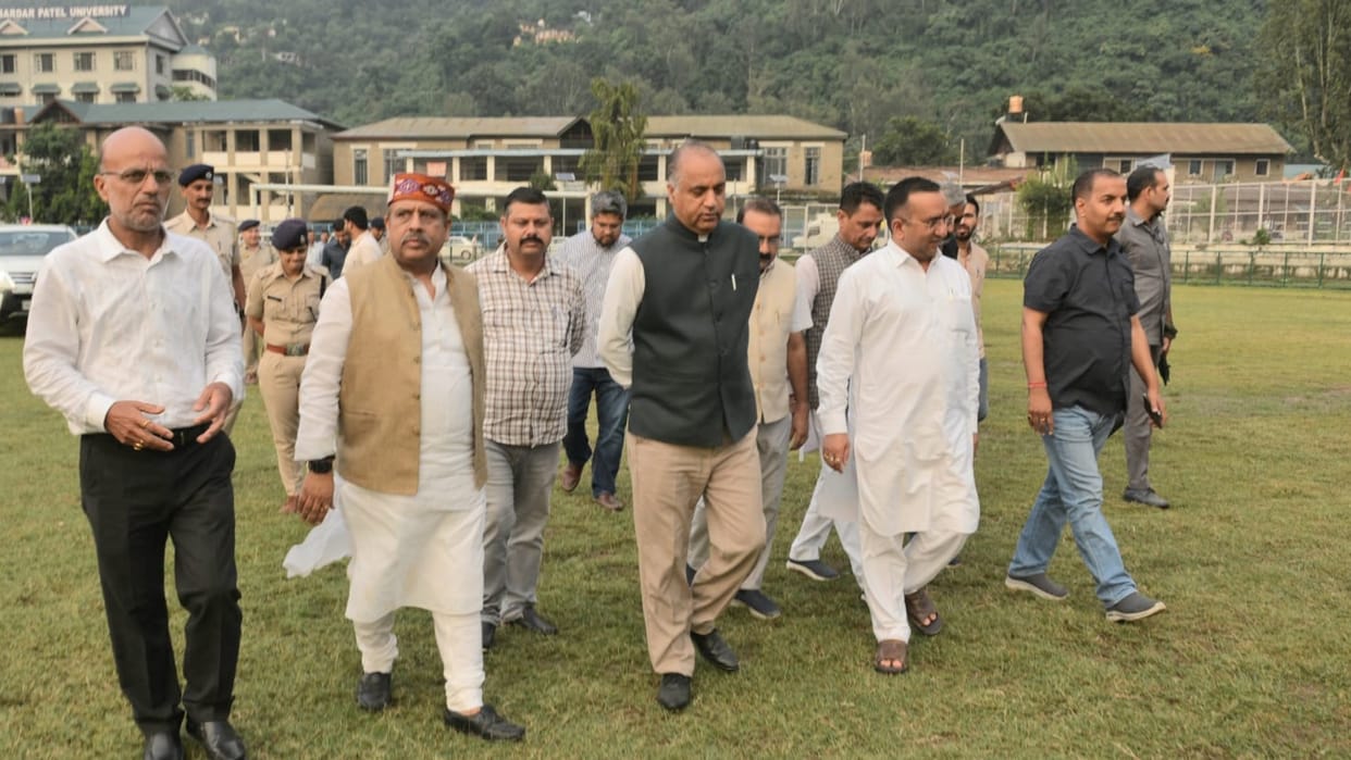 pm narendra modi rally in paddal ground mandi on 24 september 2022