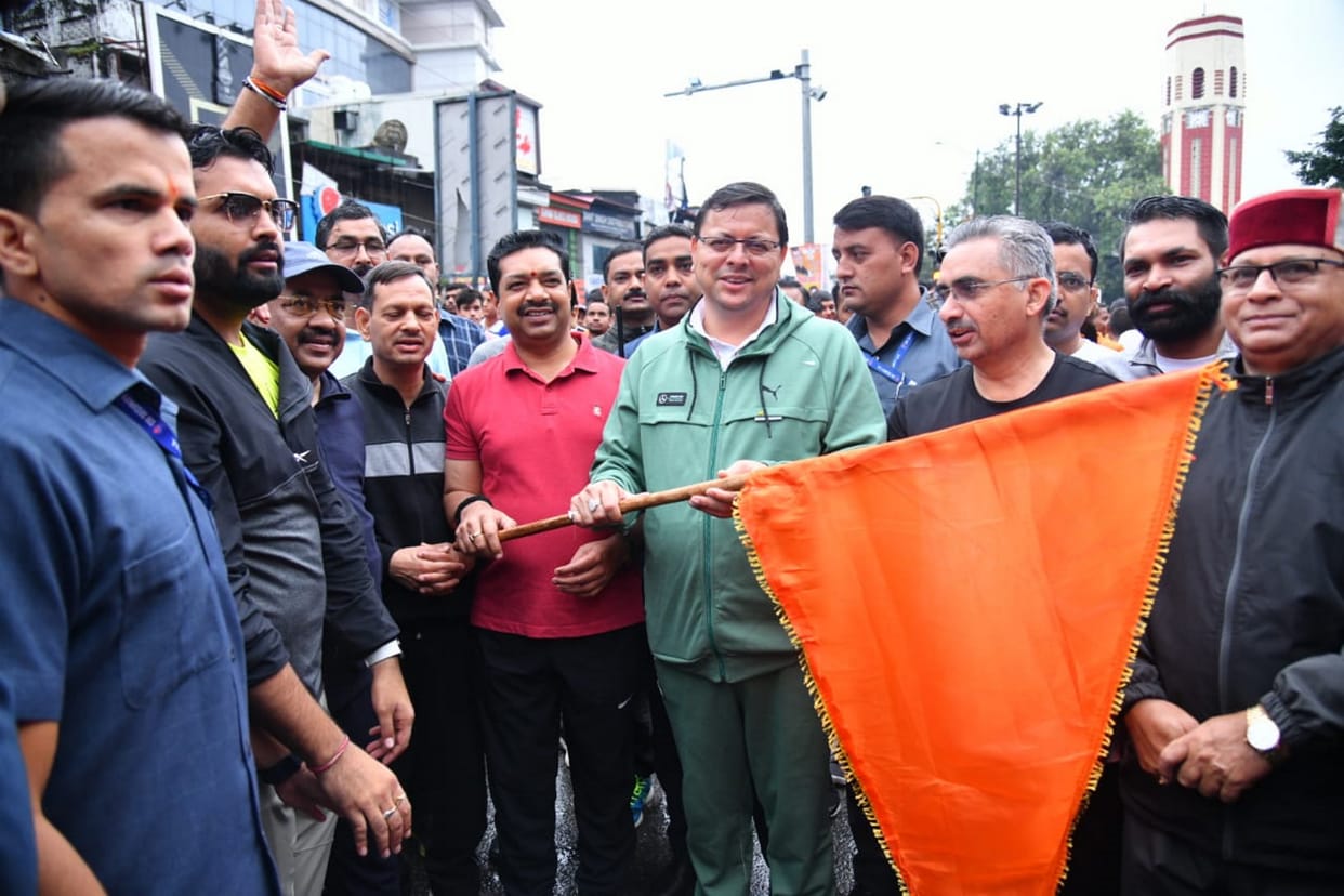 CM Pushkar Singh Dhami Birthday flagged off resolution race Uttarakhand news in hindi