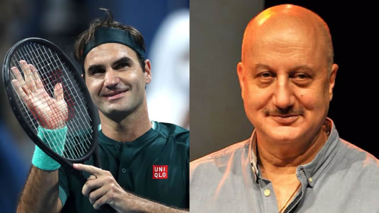Anupam Kher Tweet on Roger Federer Retirement said you won millions of heart by your kindness