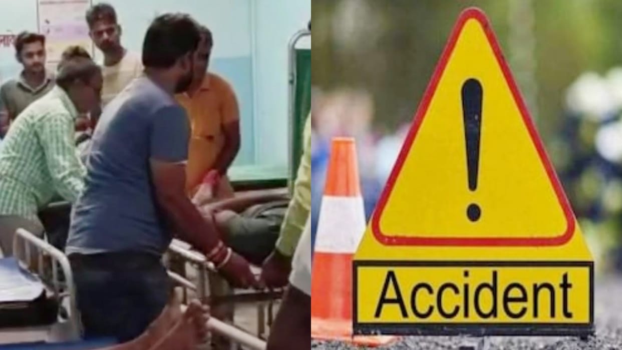 Road Accident in Churu two killed in car and bike collision and two seriously injured