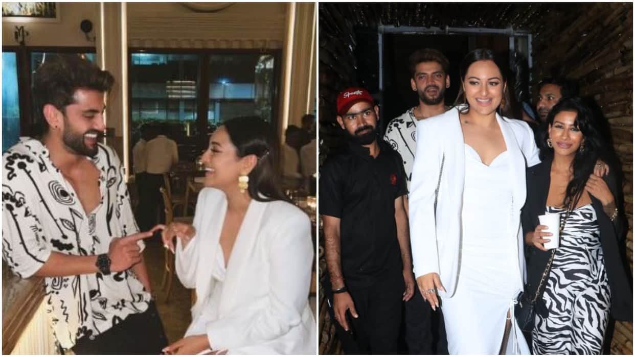 Sonakshi Sinha spotted with zaheer Iqbal at dinner date varun sharma shares photo and says blockbuster jodi