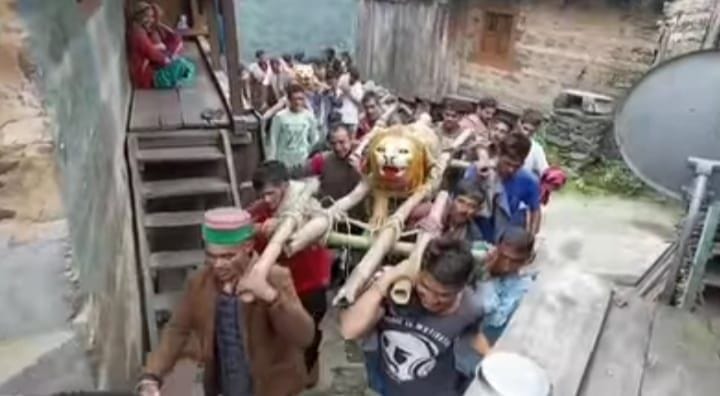 mandi news himachal news chauharghati samalang village nauni mata temple