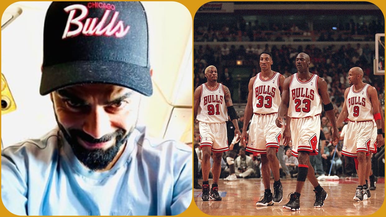 Virat Kohli Instagram Story Is A Tribute To Legend Basketball Player Michael Jordan Chicago Bulls