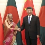 Bangladesh allows Yuan: Xi Jinping meets with Bangladeshi Prime Minister Sheikh Hasina