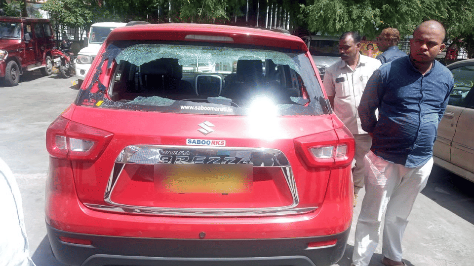 Hyderabad: Security lapse of Home Minister, TRS leader parked car in front of Amit Shah's convoy