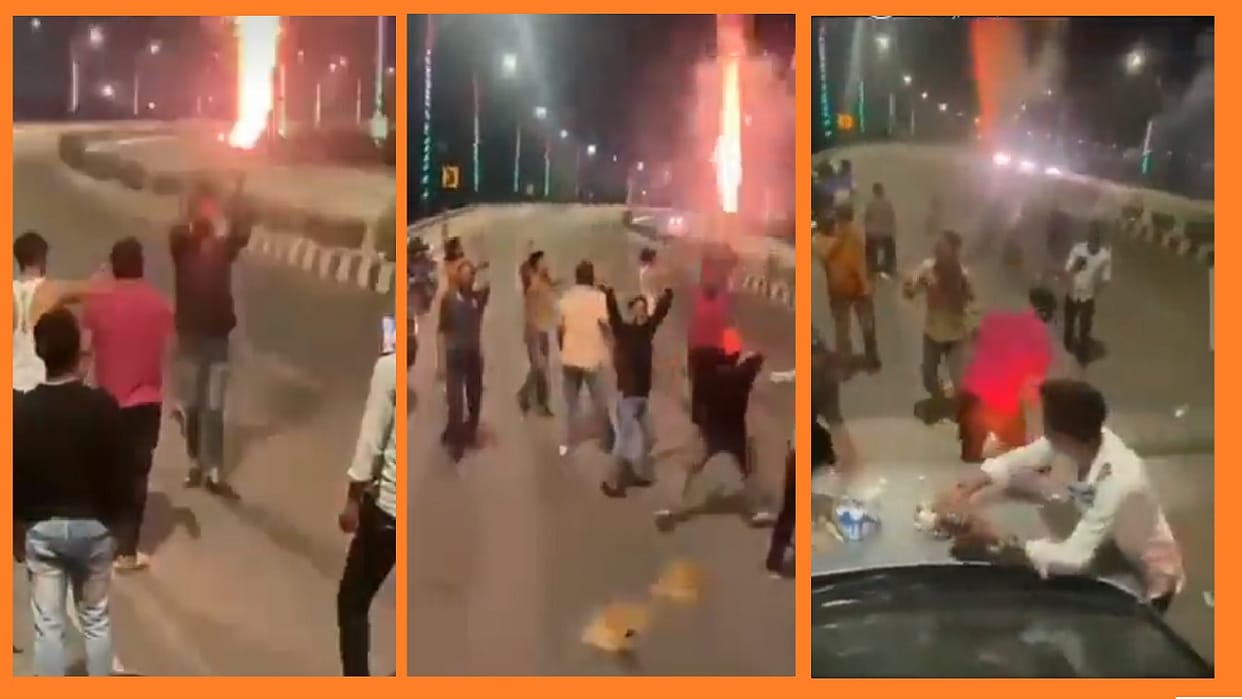 Two youths arrested for bursting fireworks at the birthday party on Beach Road