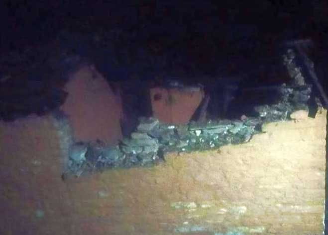 Two House Collapsed By Rain