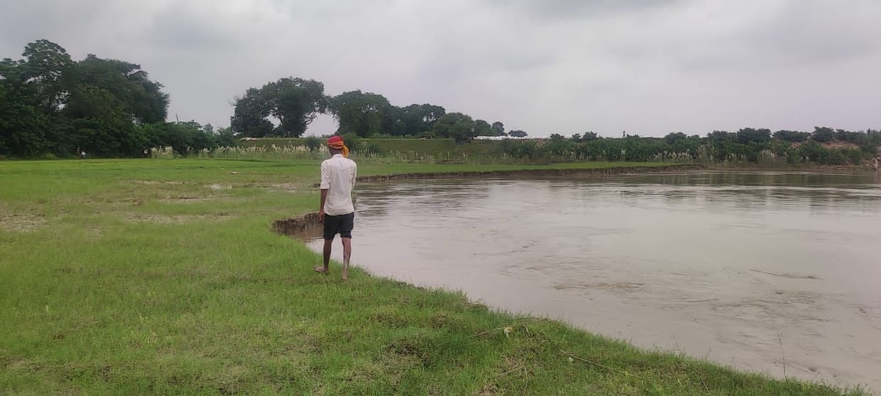 In Tigunia, the cutting reached near the TS tied