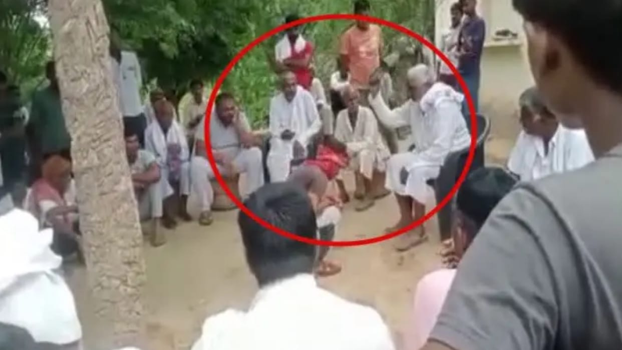 shoes hit on head of a Dalit youth in Panchayat in Alwar