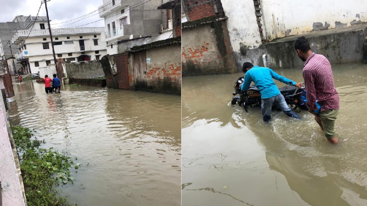 Waterlogging still in low lying areas of Gorakhpur
